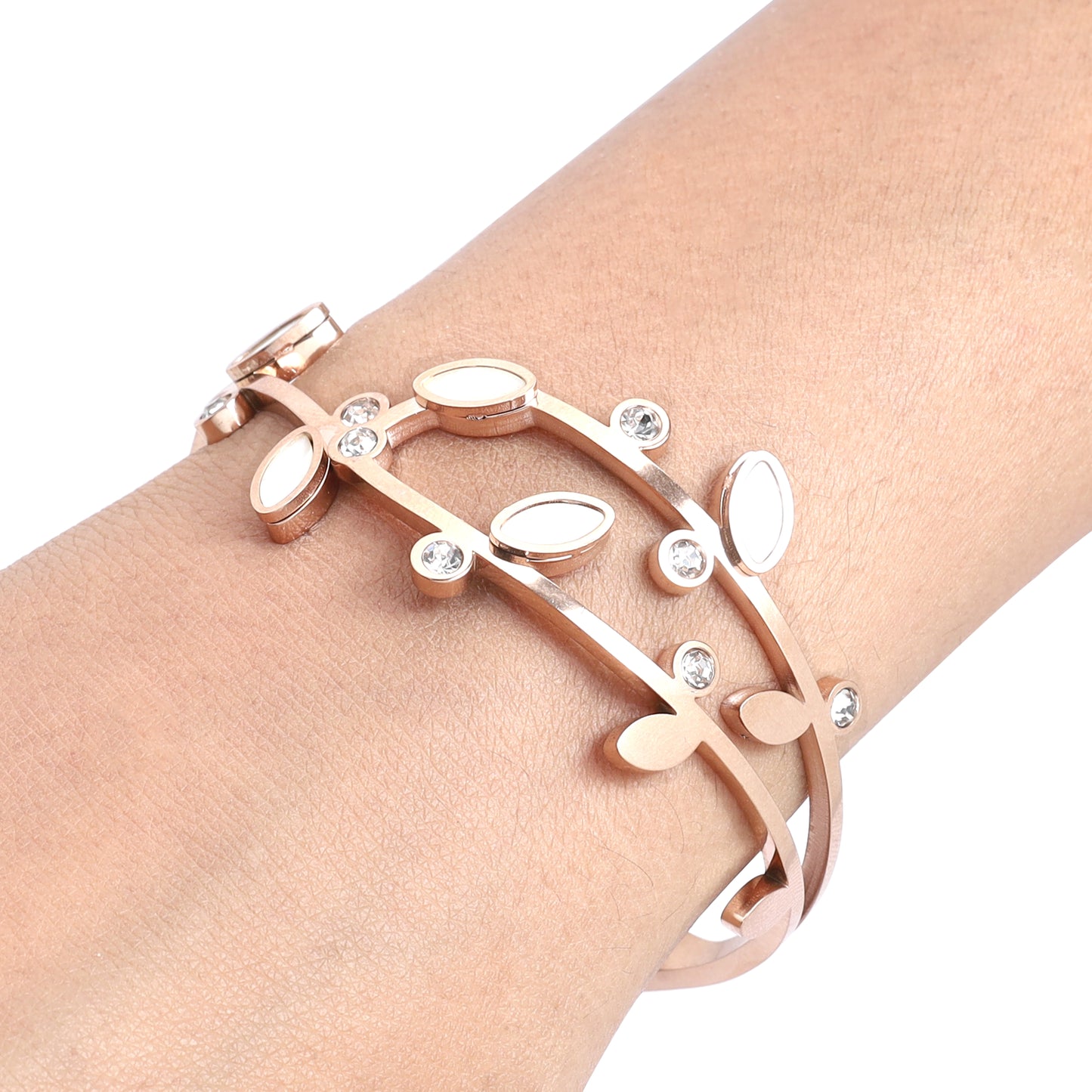 Petals Rose Gold Bracelet