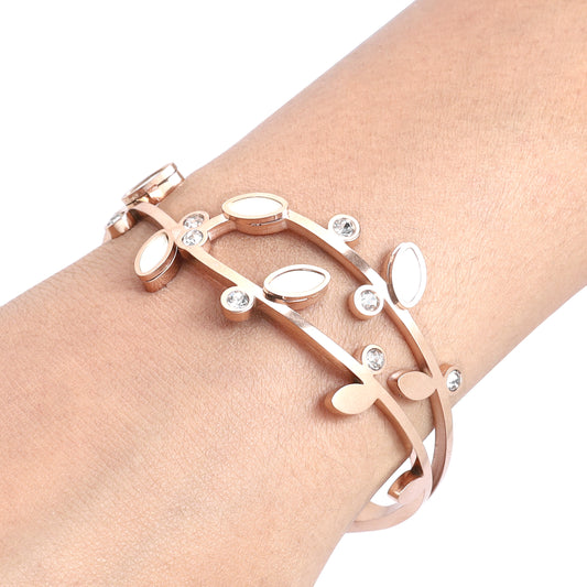 Petals Rose Gold Bracelet