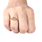 Dual Heart Gold Ring