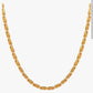 Gold Plated Flat Shaped Chain for Men