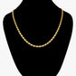 Gold Plated Flat Shaped Chain for Men