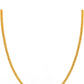 Gold Plated Classic Rope Shaped Chain for Men