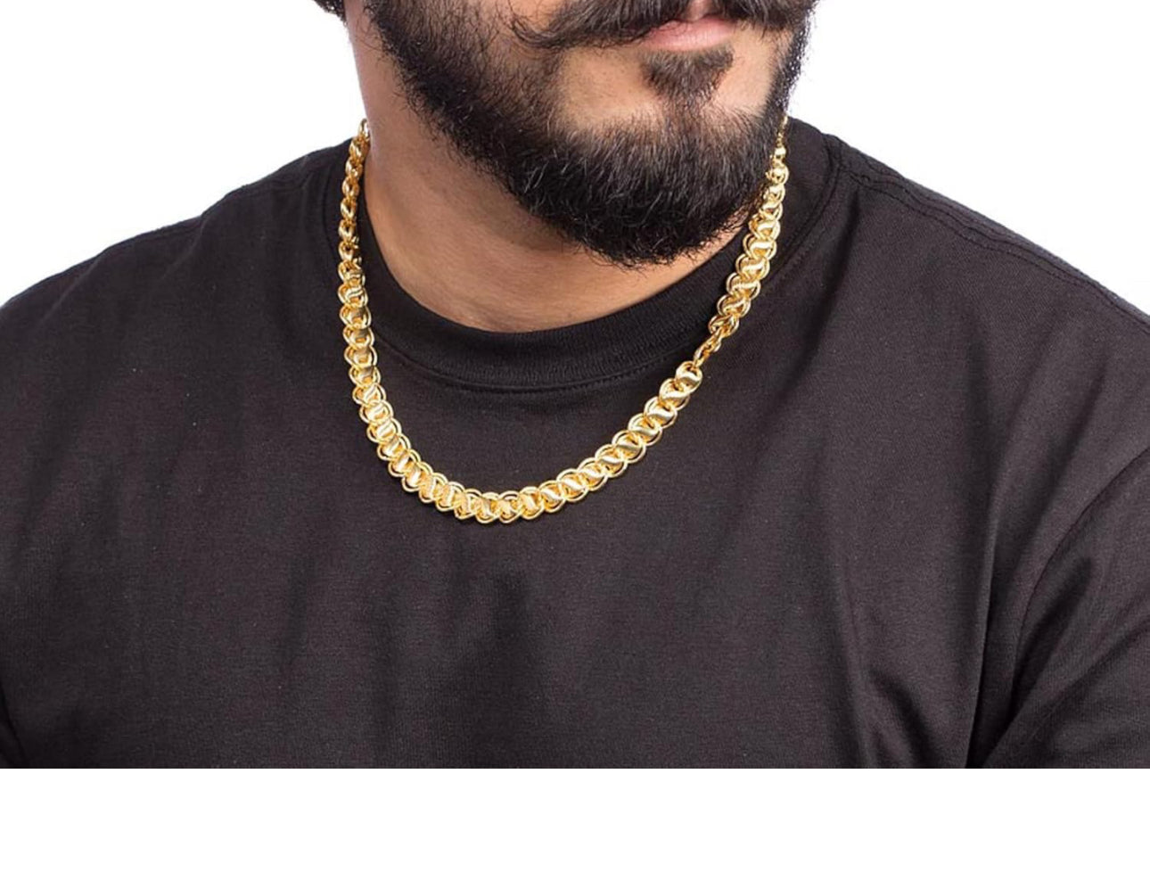 Gold Plated Chunky Thick Chain for Men