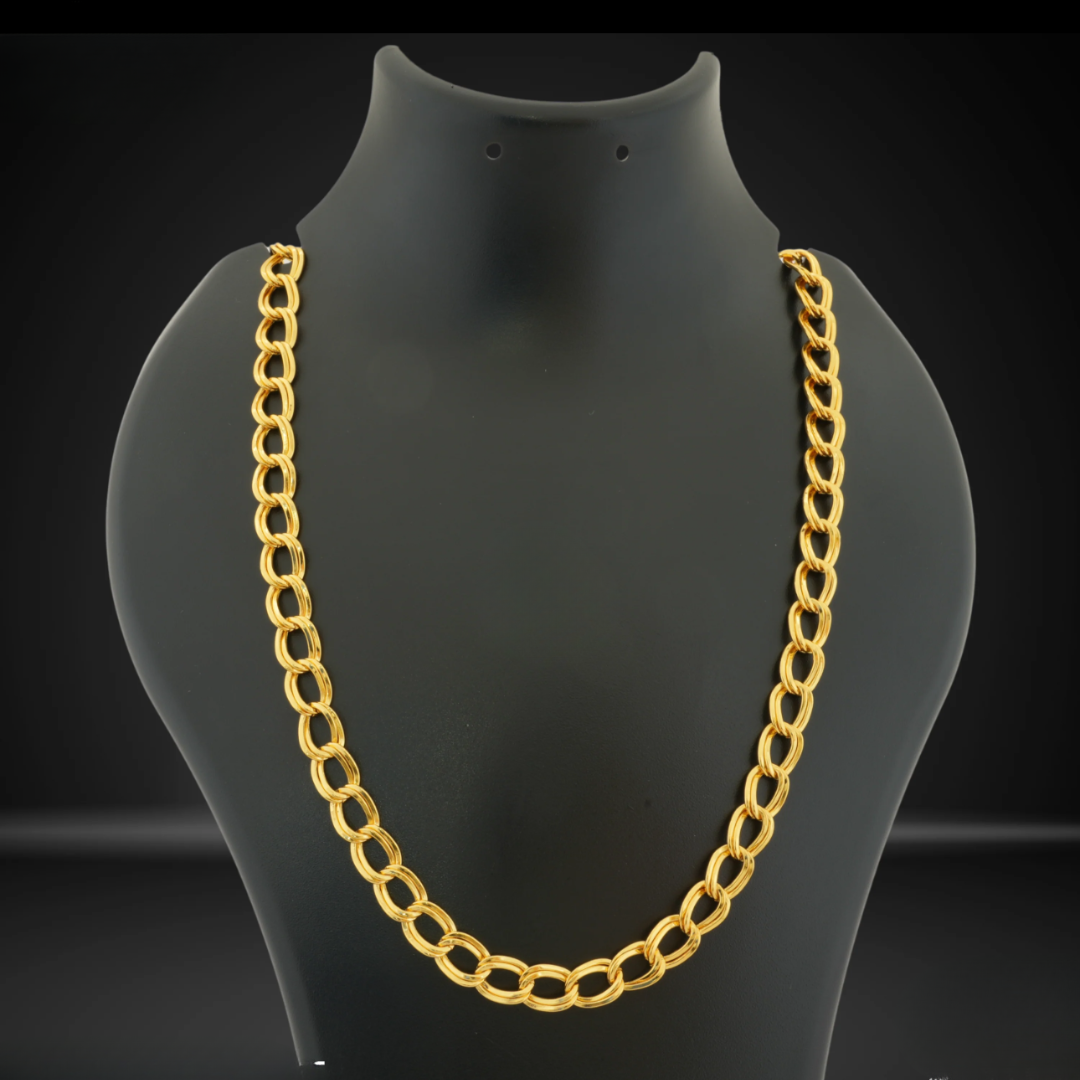 Gold Plated Classy Hook Chain for Men