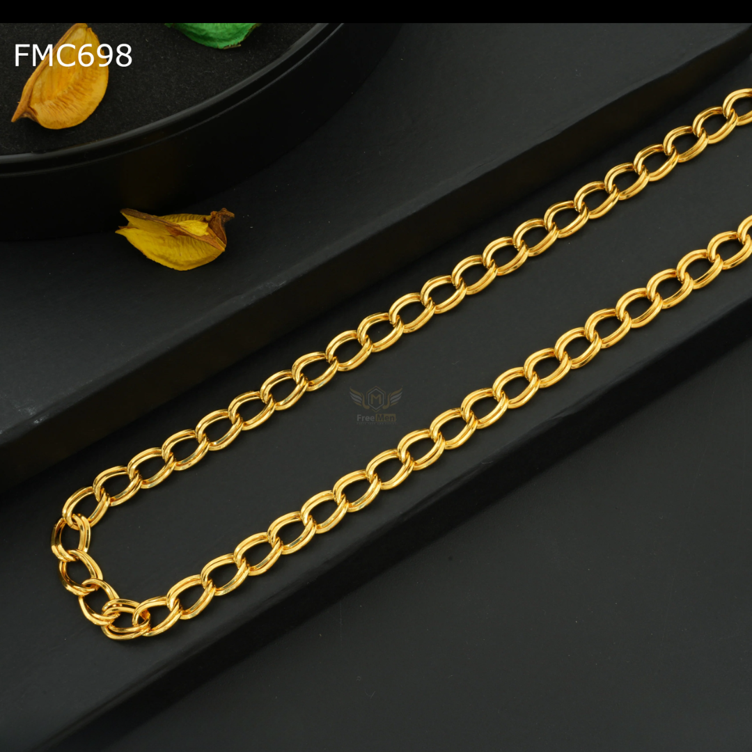 Gold Plated Classy Hook Chain for Men